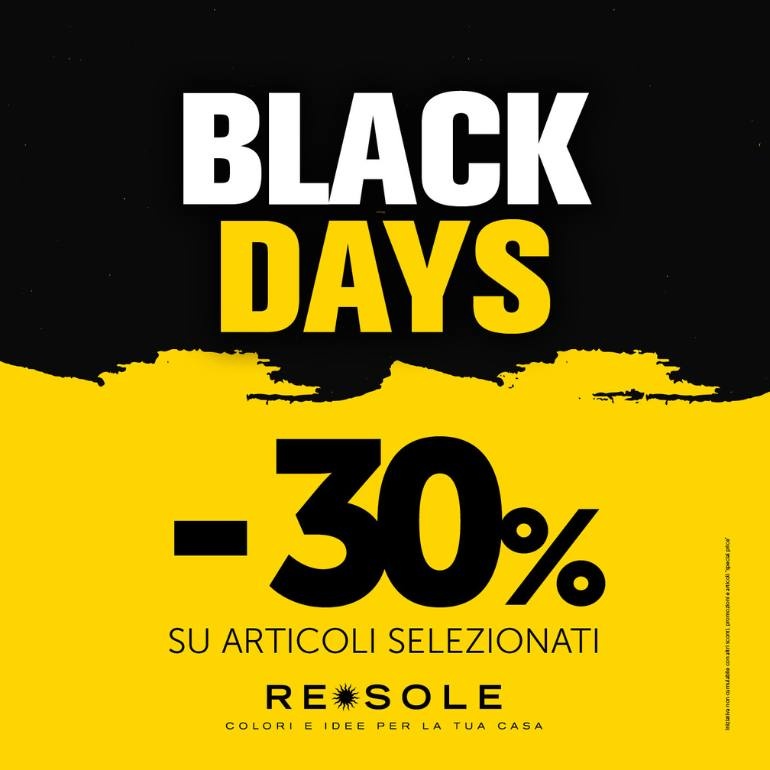 Re Sole BLACK DAYS